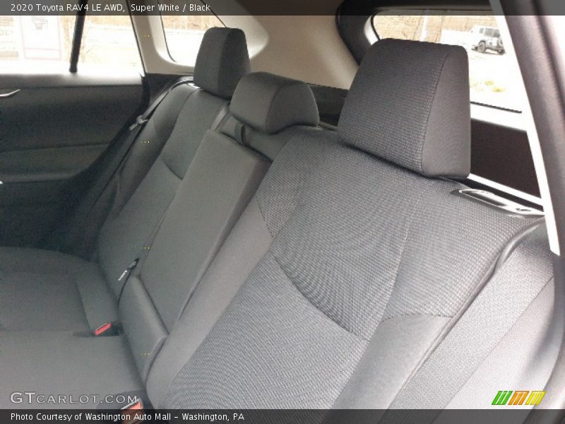 Super White / Black 2020 Toyota RAV4 LE AWD