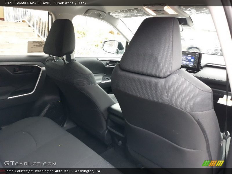 Super White / Black 2020 Toyota RAV4 LE AWD