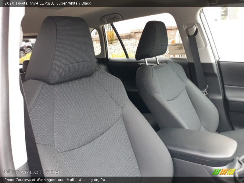 Super White / Black 2020 Toyota RAV4 LE AWD