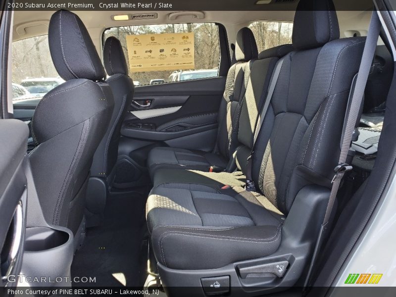 Crystal White Pearl / Slate 2020 Subaru Ascent Premium