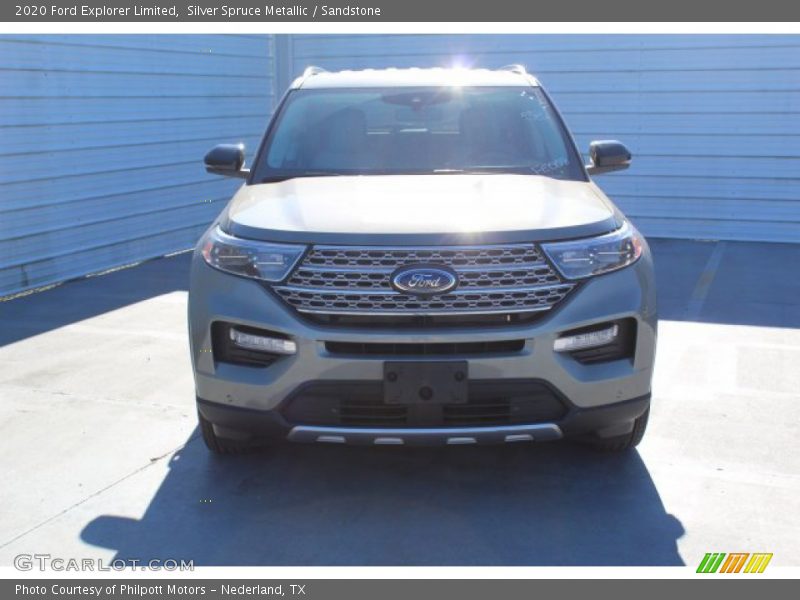 Silver Spruce Metallic / Sandstone 2020 Ford Explorer Limited