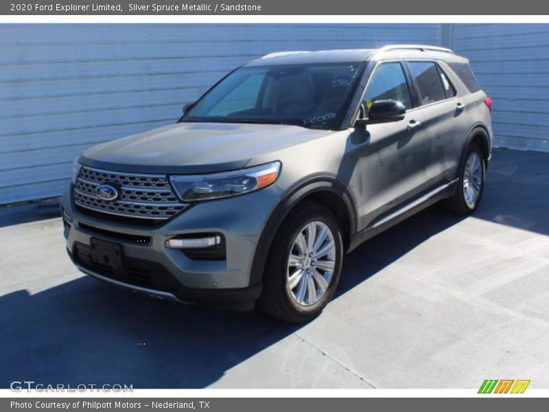 Silver Spruce Metallic / Sandstone 2020 Ford Explorer Limited