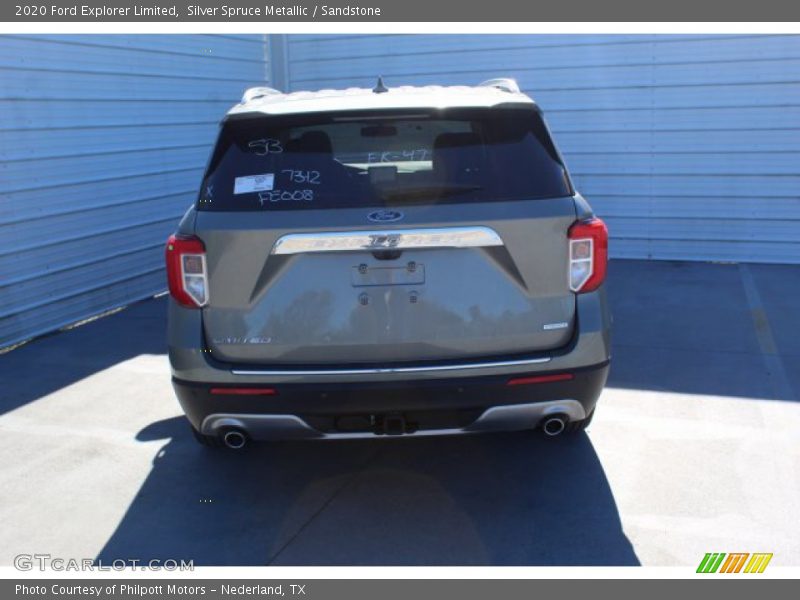 Silver Spruce Metallic / Sandstone 2020 Ford Explorer Limited