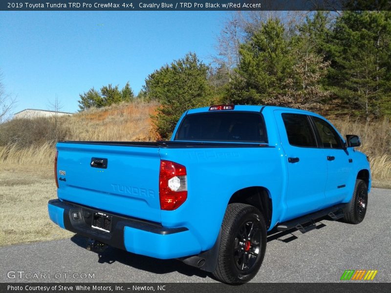 Cavalry Blue / TRD Pro Black w/Red Accent 2019 Toyota Tundra TRD Pro CrewMax 4x4