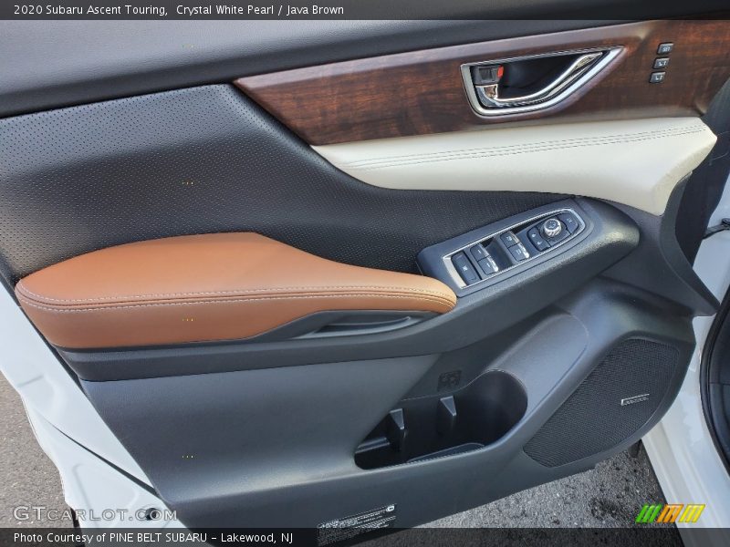 Crystal White Pearl / Java Brown 2020 Subaru Ascent Touring