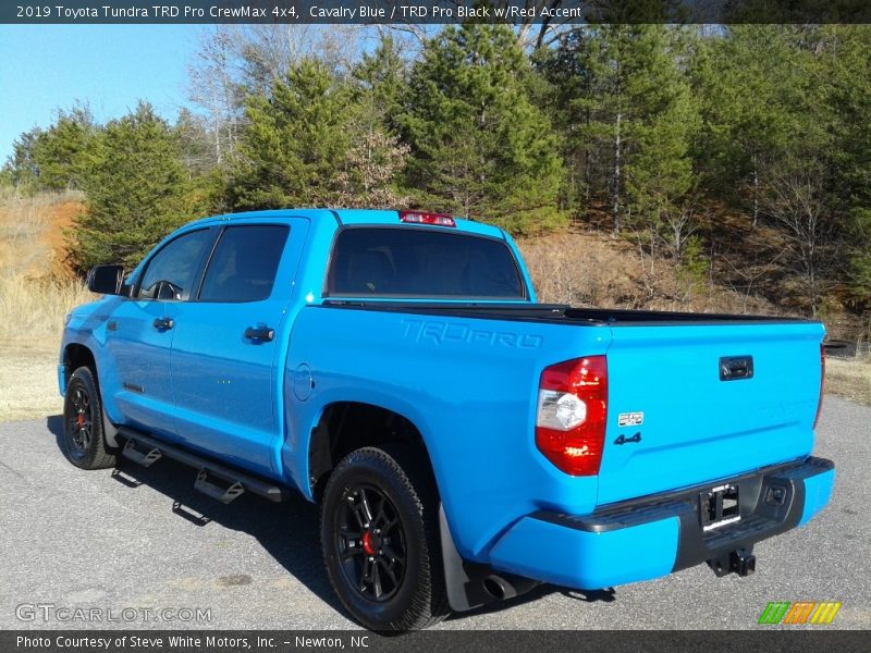 Cavalry Blue / TRD Pro Black w/Red Accent 2019 Toyota Tundra TRD Pro CrewMax 4x4