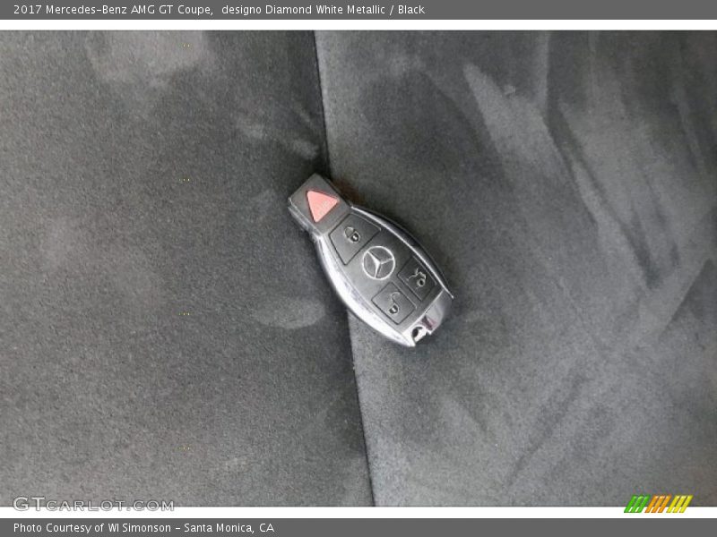 designo Diamond White Metallic / Black 2017 Mercedes-Benz AMG GT Coupe