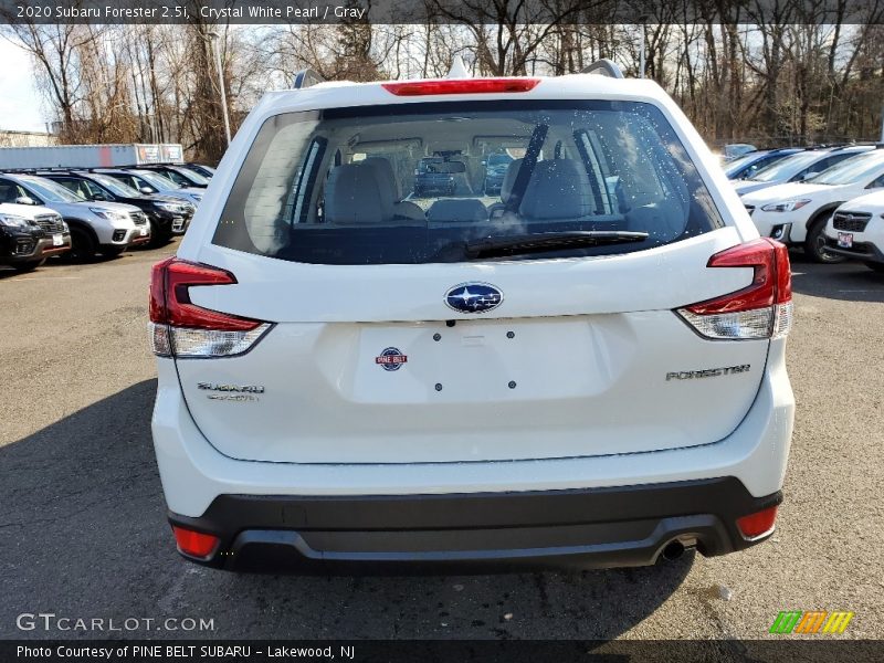 Crystal White Pearl / Gray 2020 Subaru Forester 2.5i