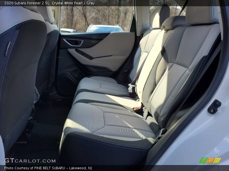 Crystal White Pearl / Gray 2020 Subaru Forester 2.5i
