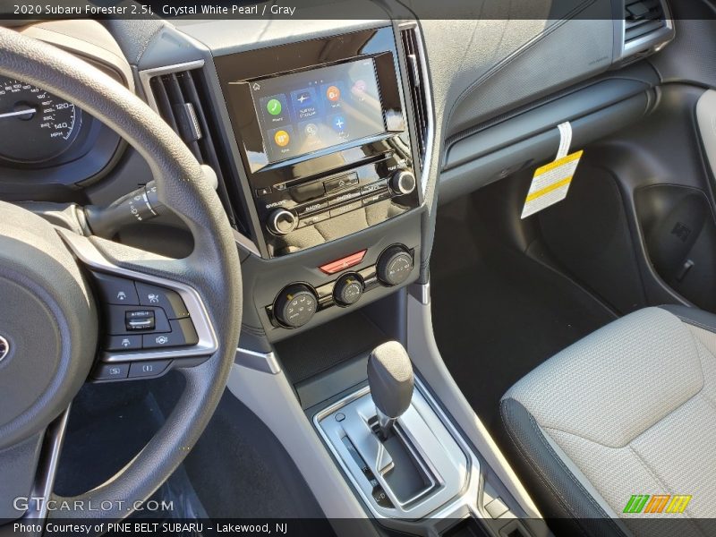 Crystal White Pearl / Gray 2020 Subaru Forester 2.5i