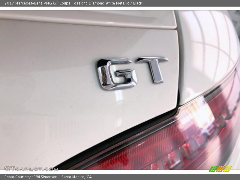 designo Diamond White Metallic / Black 2017 Mercedes-Benz AMG GT Coupe
