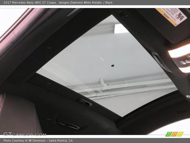 designo Diamond White Metallic / Black 2017 Mercedes-Benz AMG GT Coupe