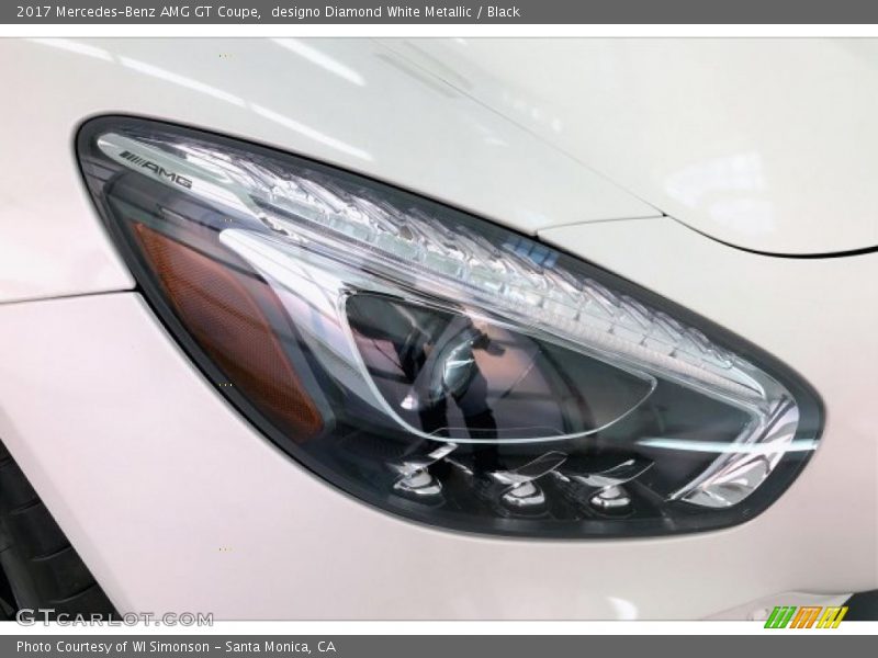 designo Diamond White Metallic / Black 2017 Mercedes-Benz AMG GT Coupe