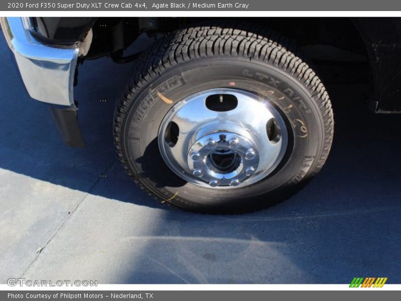 Agate Black / Medium Earth Gray 2020 Ford F350 Super Duty XLT Crew Cab 4x4