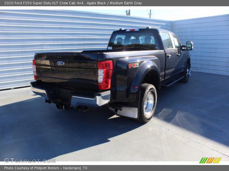Agate Black / Medium Earth Gray 2020 Ford F350 Super Duty XLT Crew Cab 4x4