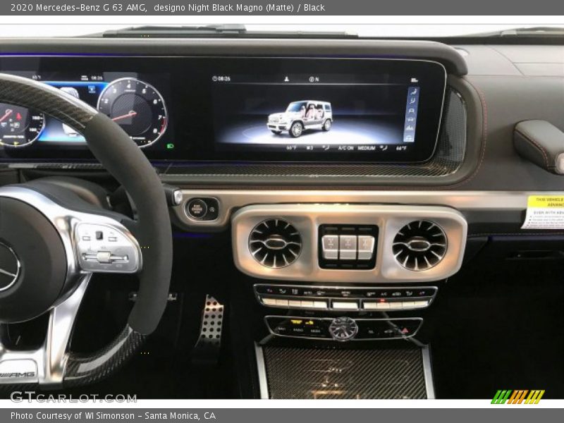 Controls of 2020 G 63 AMG