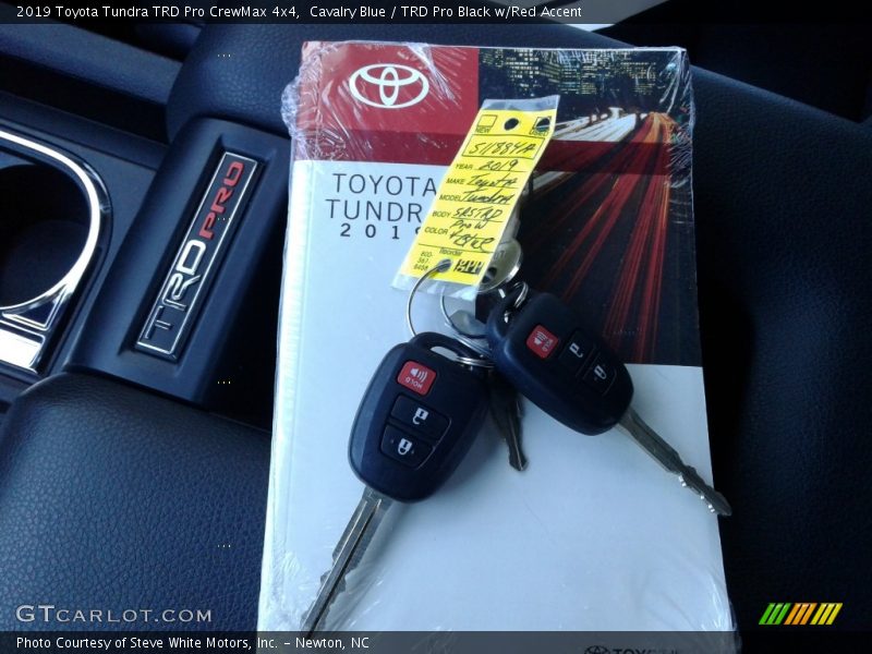 Cavalry Blue / TRD Pro Black w/Red Accent 2019 Toyota Tundra TRD Pro CrewMax 4x4