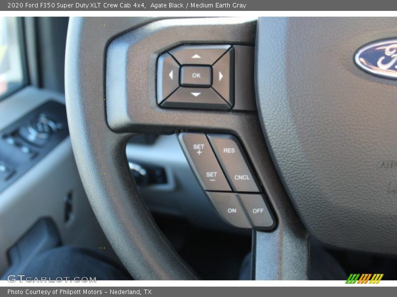 Agate Black / Medium Earth Gray 2020 Ford F350 Super Duty XLT Crew Cab 4x4