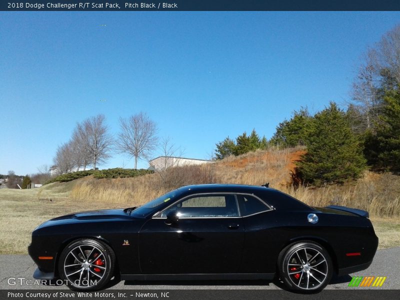 Pitch Black / Black 2018 Dodge Challenger R/T Scat Pack