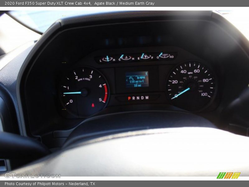 Agate Black / Medium Earth Gray 2020 Ford F350 Super Duty XLT Crew Cab 4x4