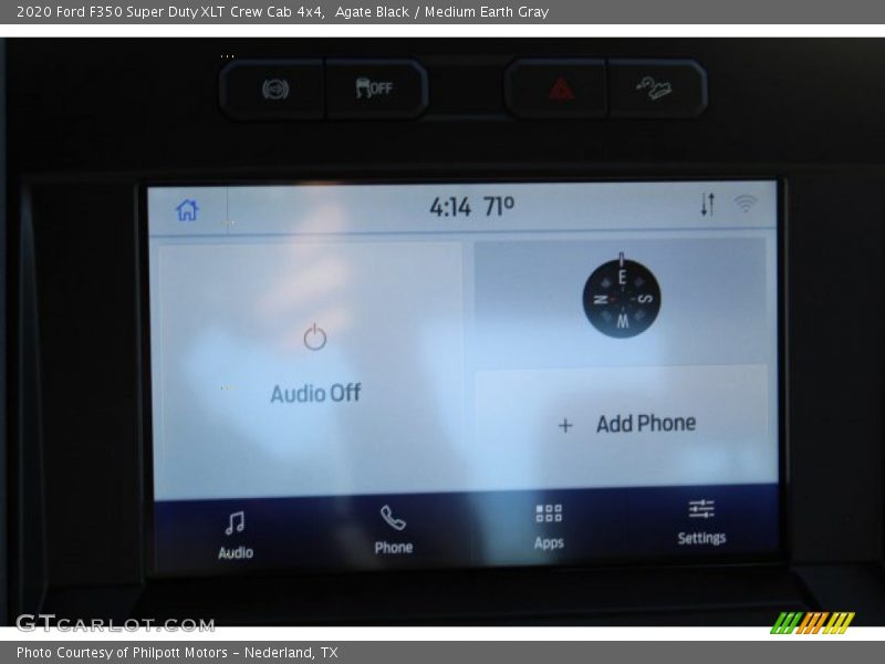 Agate Black / Medium Earth Gray 2020 Ford F350 Super Duty XLT Crew Cab 4x4