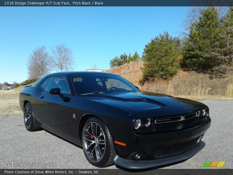 Pitch Black / Black 2018 Dodge Challenger R/T Scat Pack