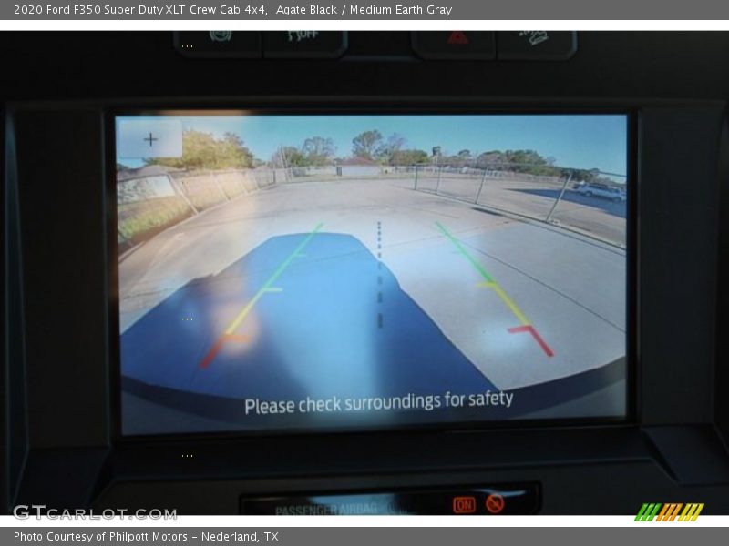 Agate Black / Medium Earth Gray 2020 Ford F350 Super Duty XLT Crew Cab 4x4