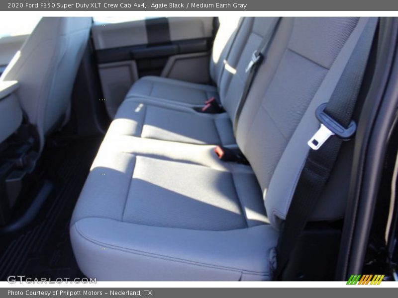 Agate Black / Medium Earth Gray 2020 Ford F350 Super Duty XLT Crew Cab 4x4