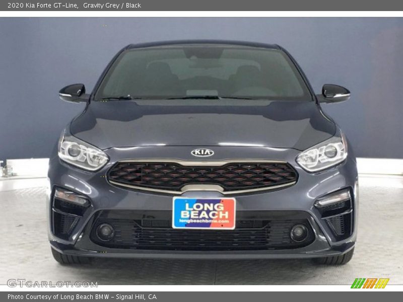Gravity Grey / Black 2020 Kia Forte GT-Line