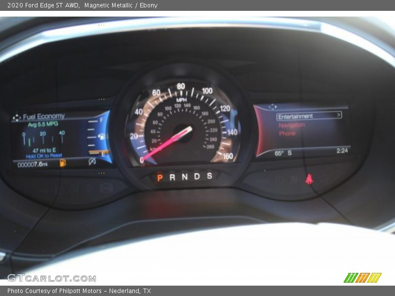 Magnetic Metallic / Ebony 2020 Ford Edge ST AWD