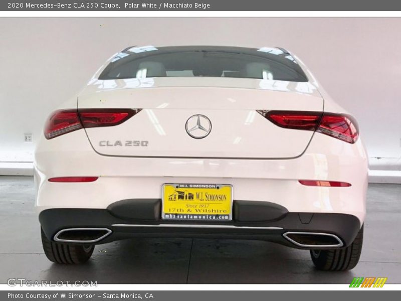 Polar White / Macchiato Beige 2020 Mercedes-Benz CLA 250 Coupe