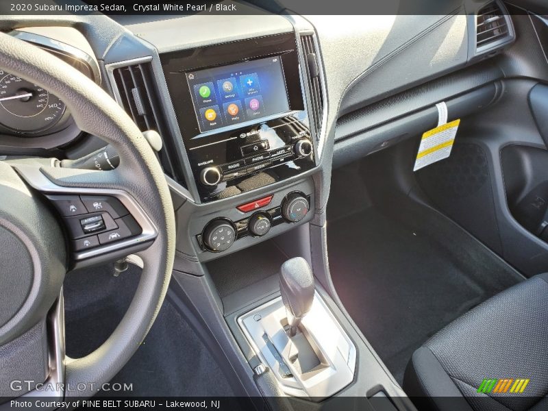 Crystal White Pearl / Black 2020 Subaru Impreza Sedan