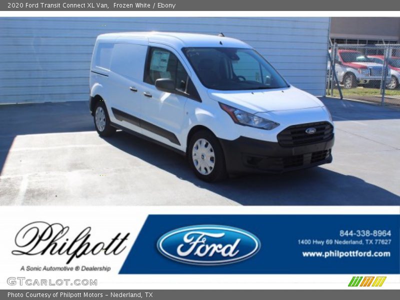 Frozen White / Ebony 2020 Ford Transit Connect XL Van