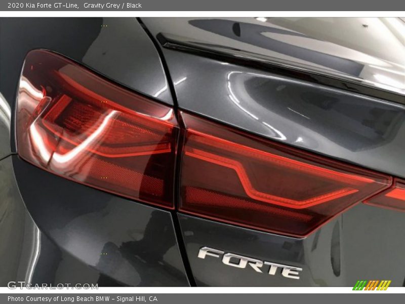 Gravity Grey / Black 2020 Kia Forte GT-Line