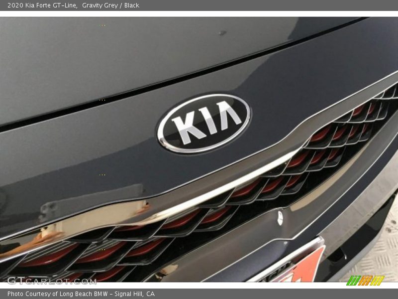 Gravity Grey / Black 2020 Kia Forte GT-Line