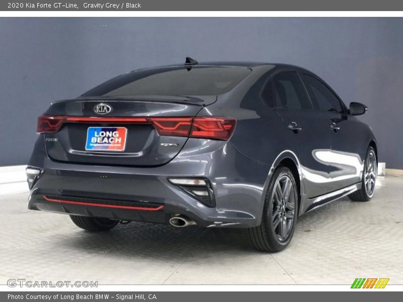 Gravity Grey / Black 2020 Kia Forte GT-Line