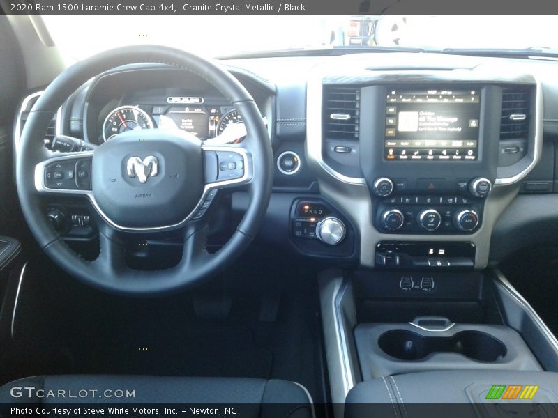 Granite Crystal Metallic / Black 2020 Ram 1500 Laramie Crew Cab 4x4