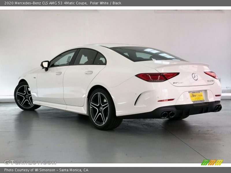 Polar White / Black 2020 Mercedes-Benz CLS AMG 53 4Matic Coupe