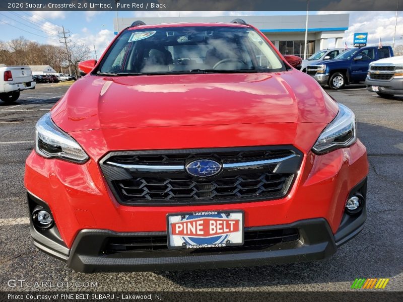 Pure Red / Black 2020 Subaru Crosstrek 2.0 Limited