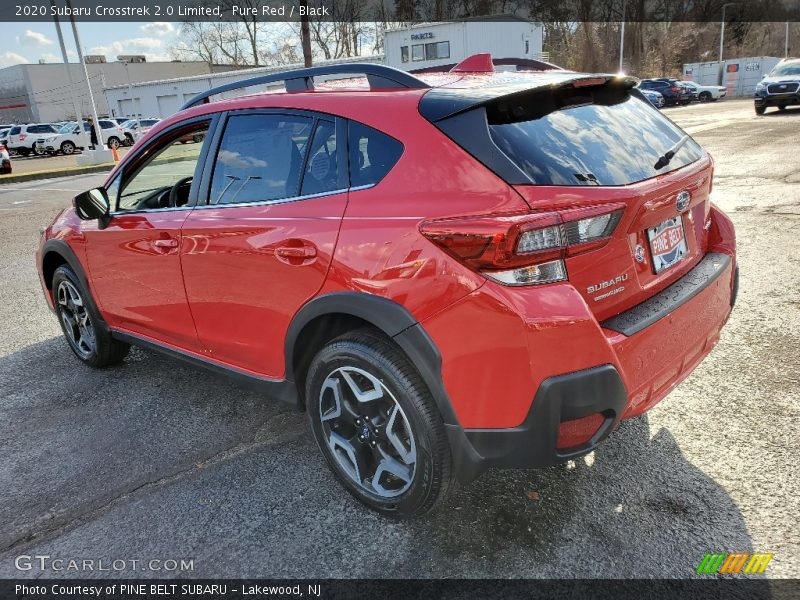Pure Red / Black 2020 Subaru Crosstrek 2.0 Limited