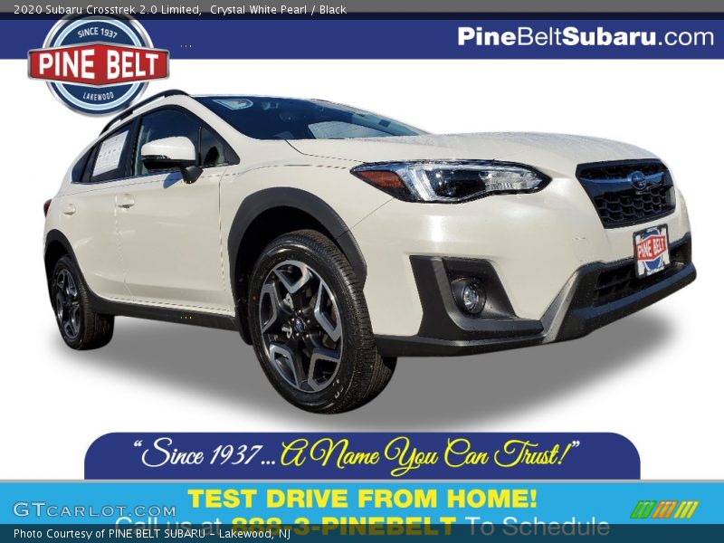 Crystal White Pearl / Black 2020 Subaru Crosstrek 2.0 Limited
