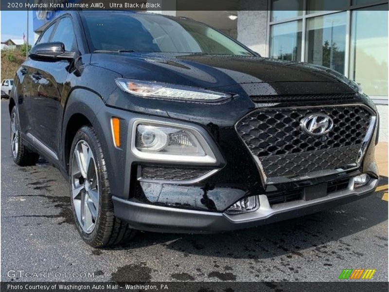 Ultra Black / Black 2020 Hyundai Kona Ultimate AWD