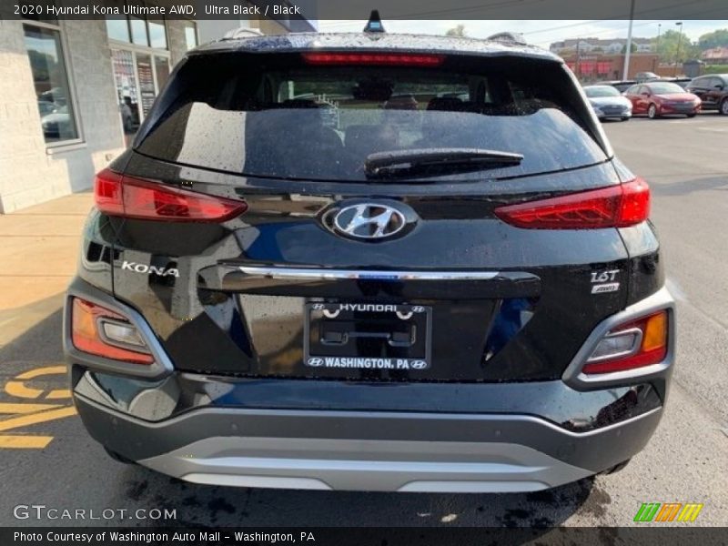 Ultra Black / Black 2020 Hyundai Kona Ultimate AWD
