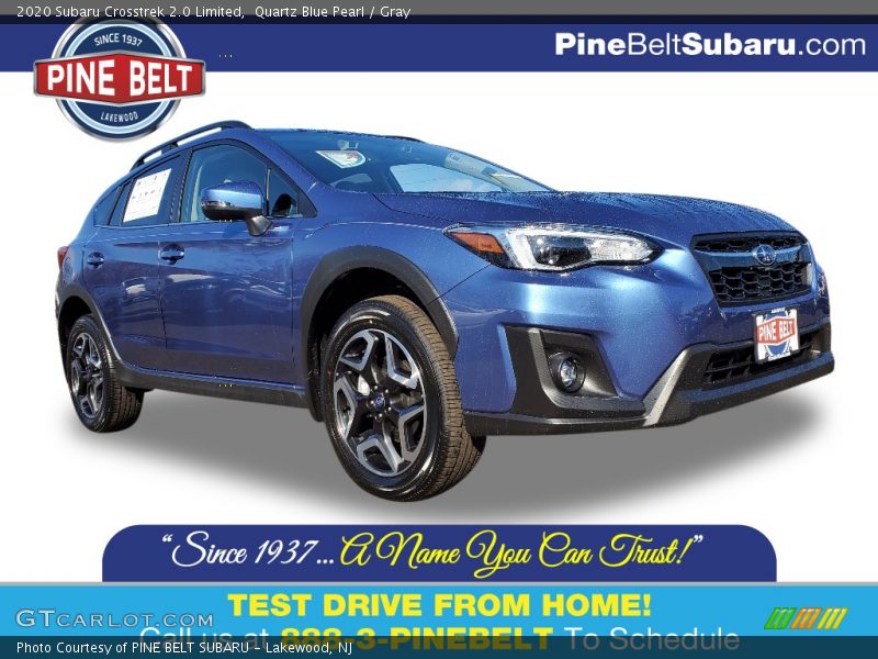 Quartz Blue Pearl / Gray 2020 Subaru Crosstrek 2.0 Limited