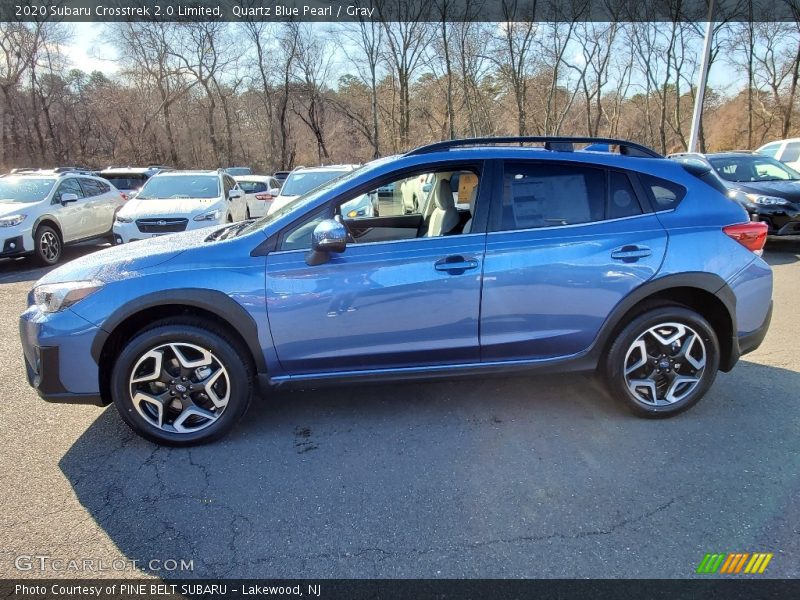 Quartz Blue Pearl / Gray 2020 Subaru Crosstrek 2.0 Limited