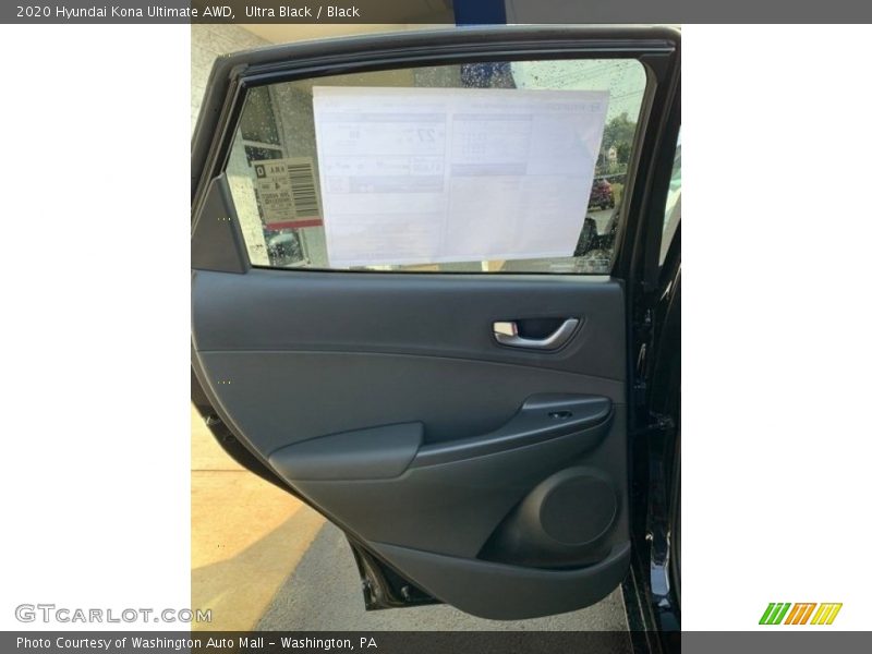 Door Panel of 2020 Kona Ultimate AWD