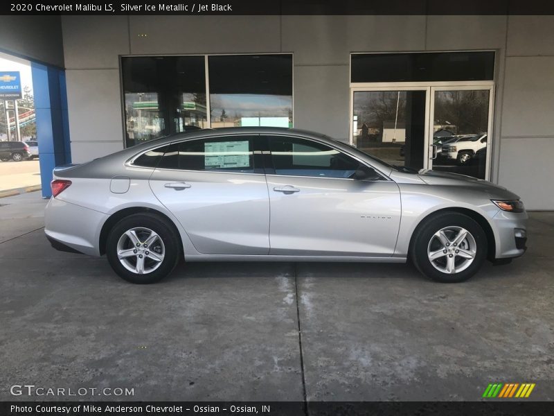 Silver Ice Metallic / Jet Black 2020 Chevrolet Malibu LS