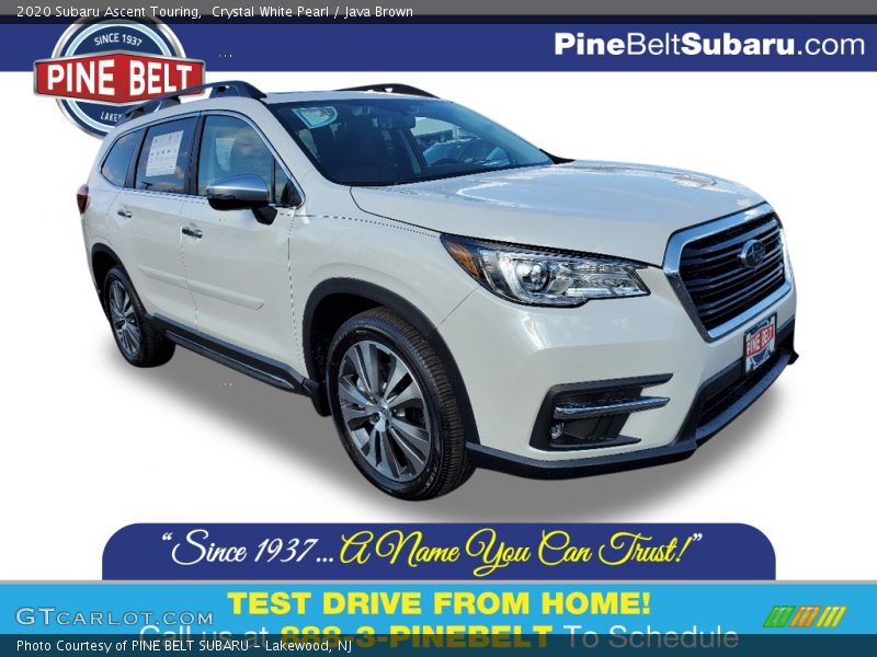 Crystal White Pearl / Java Brown 2020 Subaru Ascent Touring