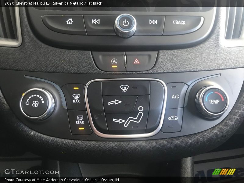 Silver Ice Metallic / Jet Black 2020 Chevrolet Malibu LS