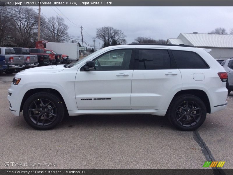 Bright White / Black 2020 Jeep Grand Cherokee Limited X 4x4